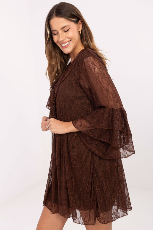 Sukienka-MI-SK-62435.16-brązowy Sukienka-MI-SK-62435.16-brązowy