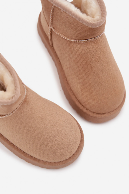 nööpidega lumesaapad Laste jalanõud  voodriga karusnahaga beeži värvi Mireya nööpidega lumesaapad Laste jalanõud  voodriga karusnahaga beeži värvi Mireya