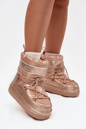 nööpidega lumesaapad  saapad koos stiilsete detailidega O'NEILL LISA WOMEN HIGH 90253012.99U Kuldset värvi