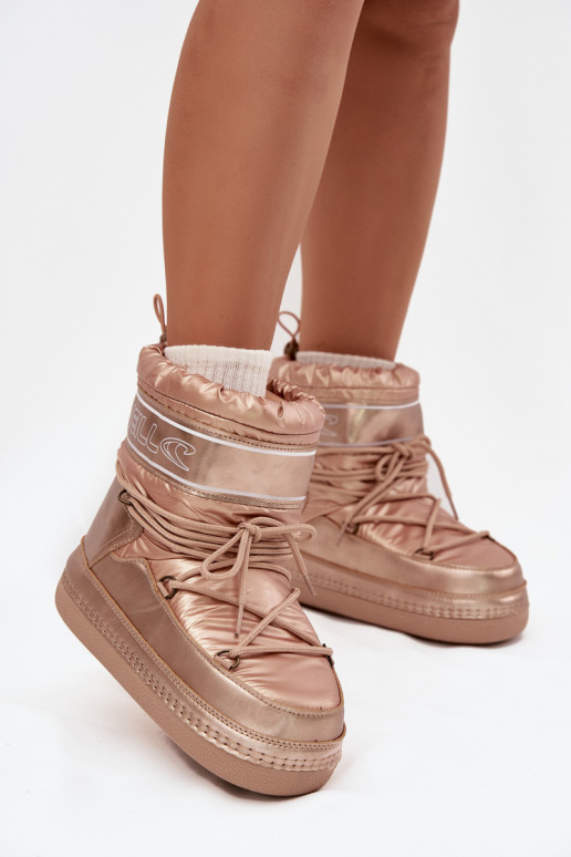 nööpidega lumesaapad  saapad koos stiilsete detailidega O'NEILL LISA WOMEN HIGH 90253012.99U Kuldset värvi