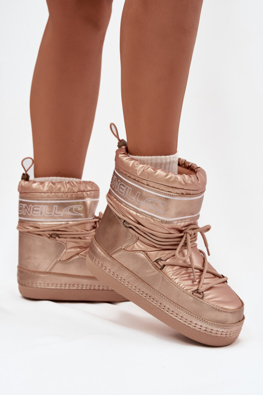 nööpidega lumesaapad  saapad koos stiilsete detailidega O'NEILL LISA WOMEN HIGH 90253012.99U Kuldset värvi