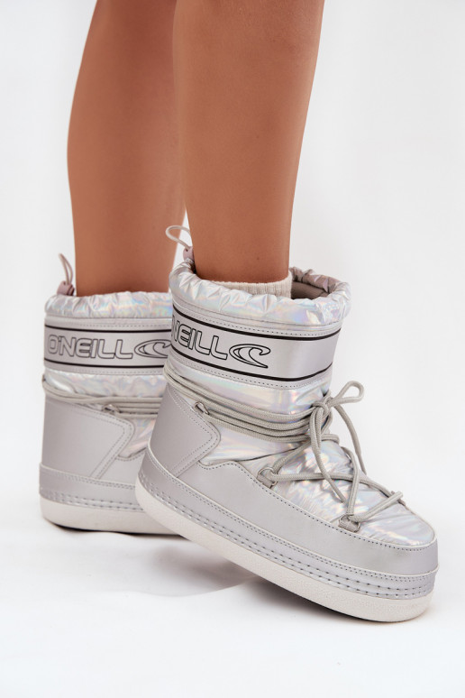 nööpidega lumesaapad  saapad koos stiilsete detailidega O'NEILL LISA WOMEN HIGH 90253012.99S Hõbedat värvi