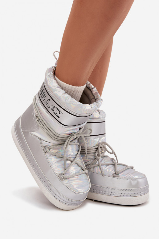 nööpidega lumesaapad  saapad koos stiilsete detailidega O'NEILL LISA WOMEN HIGH 90253012.99S Hõbedat värvi