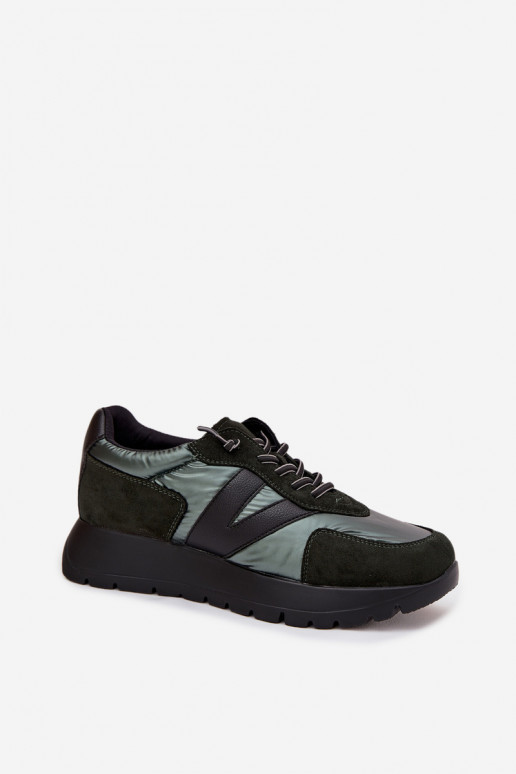 Naiste spordimudeli saapad platvormiga Vinceza 58561 khaki