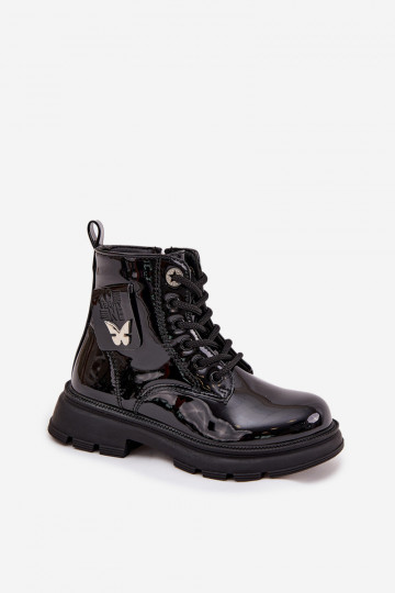 voodriga Naiste poolsaapad Laste jalanõud  Laque Must Alverina