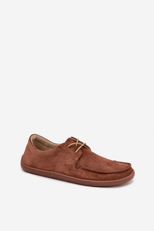 jalatsid  Typu Barefoot Z Naturalnego Zamszu Zazoo 327 pruunid värvi