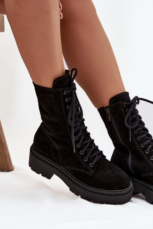 saapad  Z Naturalnego seemisnakhsed voodriga Zazoo 4213 Must