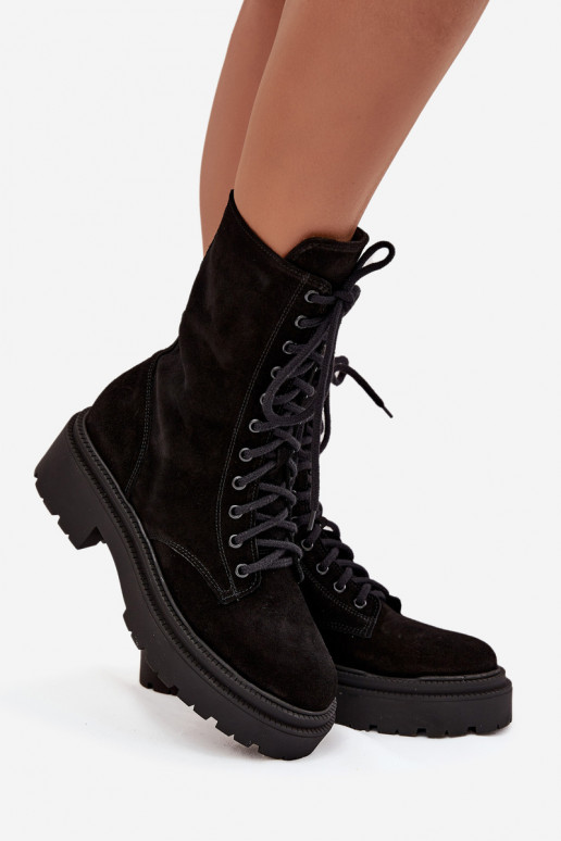 saapad  Z Naturalnego seemisnakhsed voodriga Zazoo 4213 Must