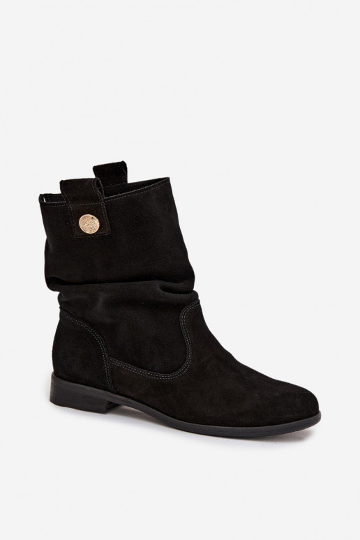 Seemisnahast kingad   voodriga Zazoo 4210 Must   Seemisnahast kingad   voodriga Zazoo 4210 Must