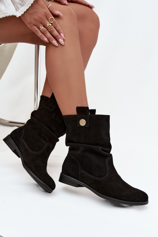 Seemisnahast kingad   voodriga Zazoo 4210 Must   Seemisnahast kingad   voodriga Zazoo 4210 Must