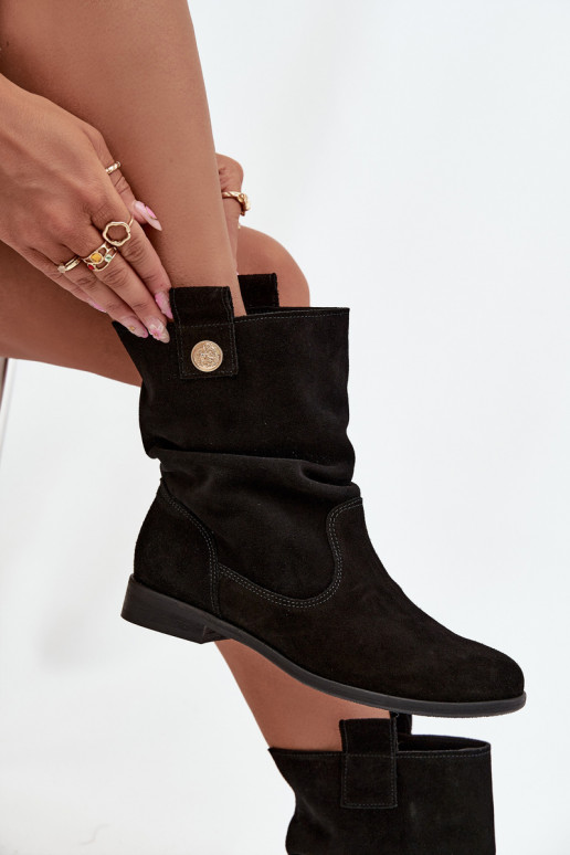 Seemisnahast kingad   voodriga Zazoo 4210 Must   Seemisnahast kingad   voodriga Zazoo 4210 Must