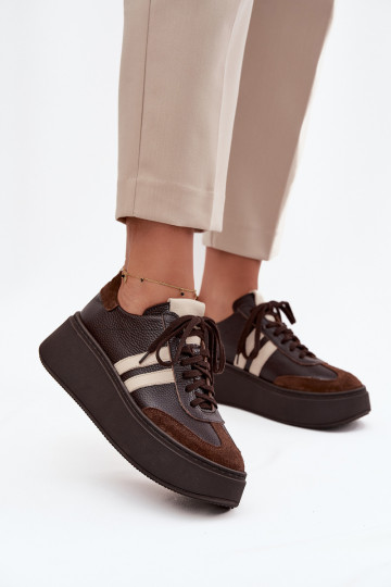 tüüpi jalanõud  platvormiga Zazoo 3775 Czekoladowe