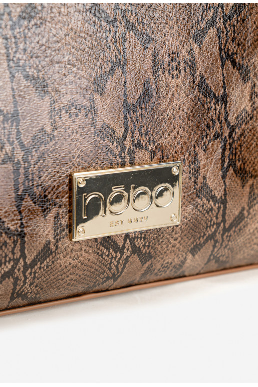 Käekott Loomade muster NOBO BAG6150-M17 Pruunid värvi Käekott Loomade muster NOBO BAG6150-M17 Pruunid värvi