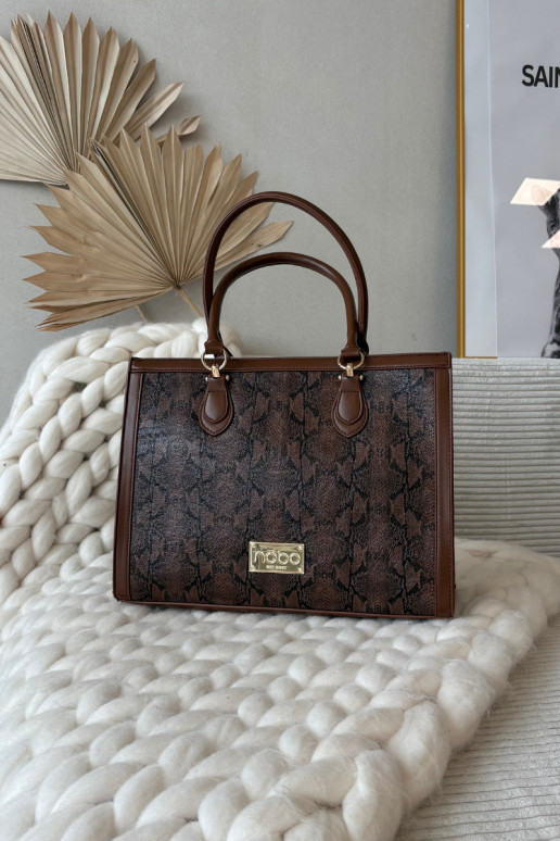 Käekott Loomade muster NOBO BAG6150-M17 Pruunid värvi Käekott Loomade muster NOBO BAG6150-M17 Pruunid värvi