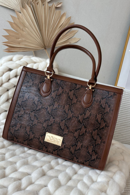 Käekott Loomade muster NOBO BAG6150-M17 Pruunid värvi Käekott Loomade muster NOBO BAG6150-M17 Pruunid värvi