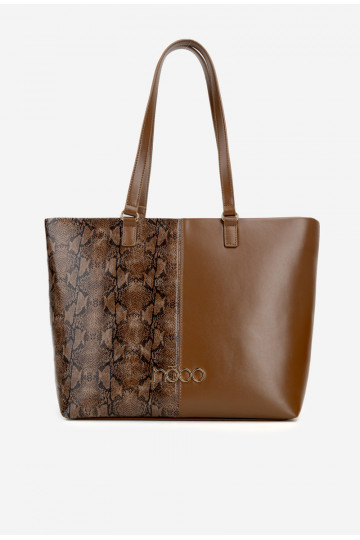 Käekott Ostlejaka Loomade muster NOBO BAG5740-M17 Pruunid värvi