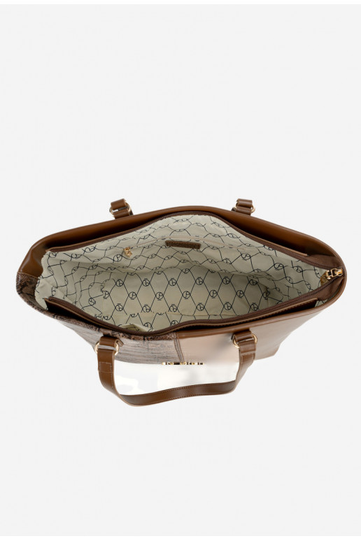 Käekott Ostlejaka Loomade muster NOBO BAG5740-M17 Pruunid värvi