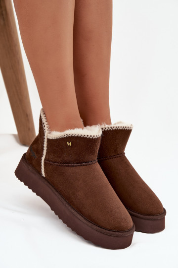 nööpidega lumesaapad  platvormiga Wrangler 20253093.IKU Czekoladowe