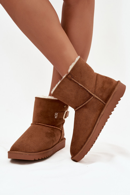 nööpidega lumesaapad  neetide ja pandlaga Wrangler 20253091.37B Camel nööpidega lumesaapad  neetide ja pandlaga Wrangler 20253091.37B Camel
