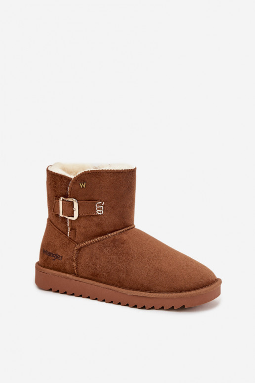 nööpidega lumesaapad  neetide ja pandlaga Wrangler 20253091.37B Camel nööpidega lumesaapad  neetide ja pandlaga Wrangler 20253091.37B Camel