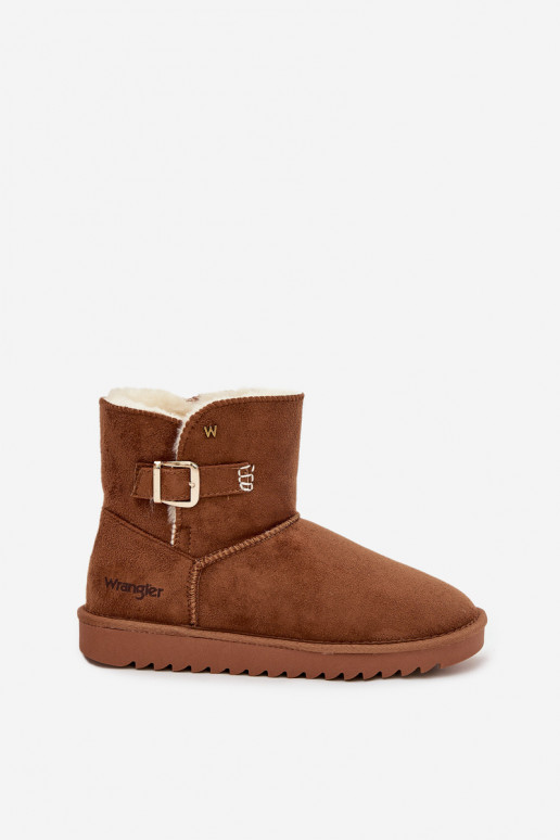nööpidega lumesaapad  neetide ja pandlaga Wrangler 20253091.37B Camel nööpidega lumesaapad  neetide ja pandlaga Wrangler 20253091.37B Camel