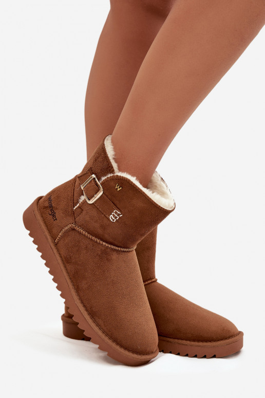 nööpidega lumesaapad  neetide ja pandlaga Wrangler 20253091.37B Camel nööpidega lumesaapad  neetide ja pandlaga Wrangler 20253091.37B Camel