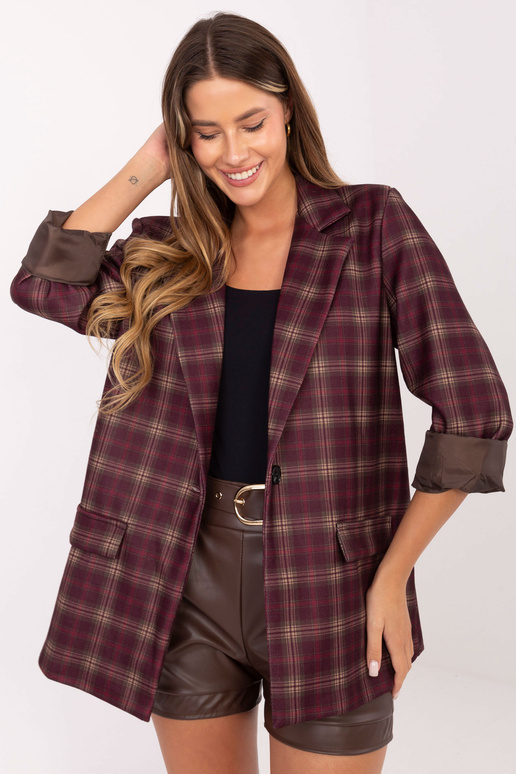 Marynarka-IT-MA-21739.16P-bordowy Marynarka-IT-MA-21739.16P-bordowy