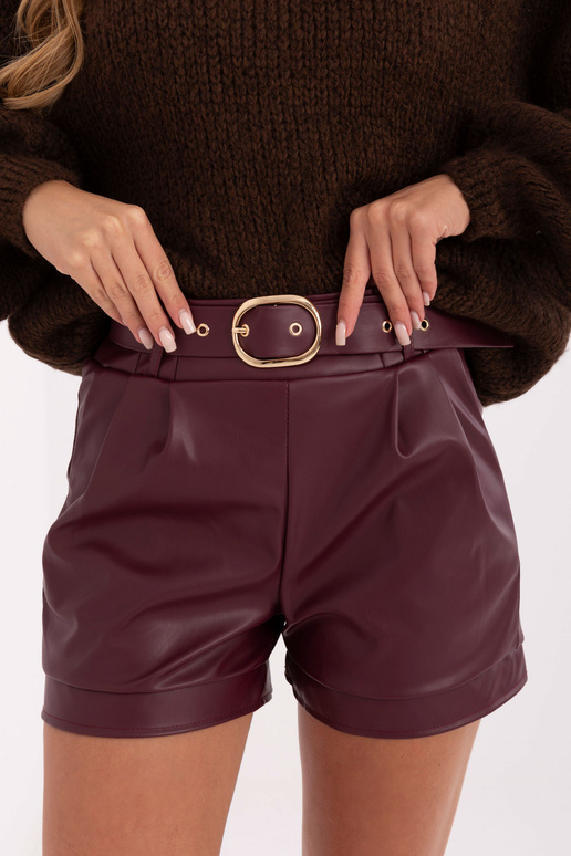 Szorty-IT-SN-FL8701.97-bordowy Szorty-IT-SN-FL8701.97-bordowy