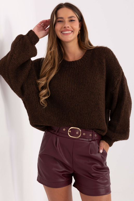 Szorty-IT-SN-FL8701.97-bordowy Szorty-IT-SN-FL8701.97-bordowy