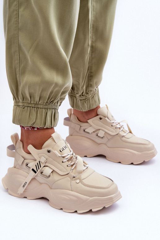 spordijalatsid  tüüpi jalanõud GOE MM2N4015 beeži värvi