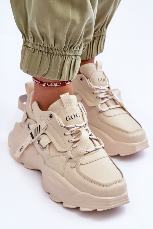 spordijalatsid  tüüpi jalanõud GOE MM2N4015 beeži värvi