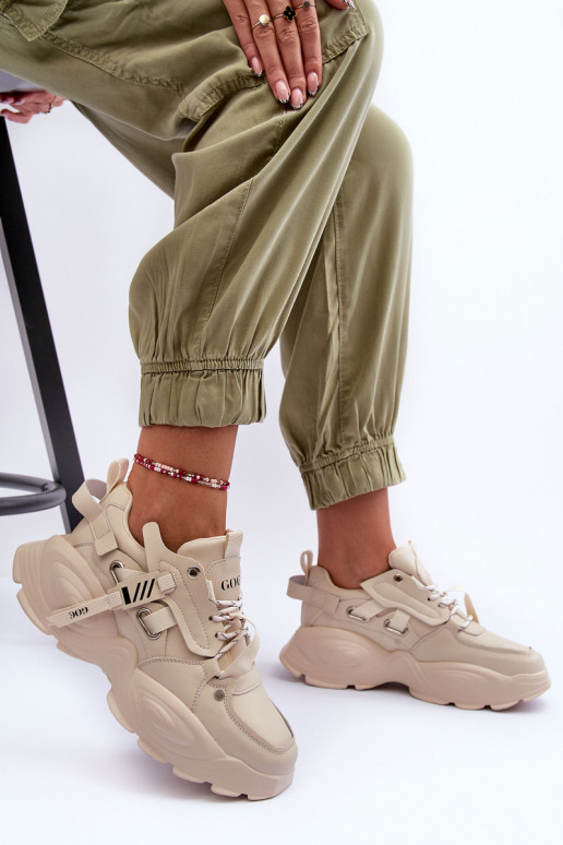 spordijalatsid  tüüpi jalanõud GOE MM2N4015 beeži värvi