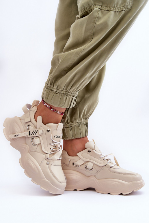 spordijalatsid  tüüpi jalanõud GOE MM2N4015 beeži värvi