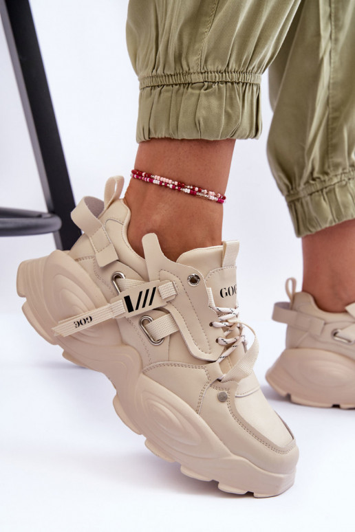 spordijalatsid  tüüpi jalanõud GOE MM2N4015 beeži värvi