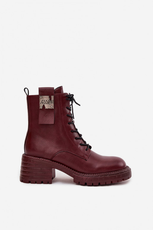 naiste saapad säärsaapad    Detalem Artiker 57C0211 bordoo-värvi