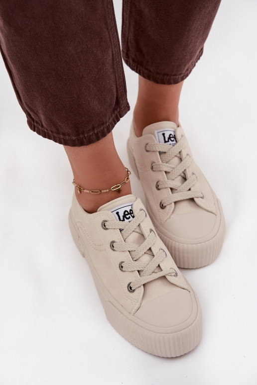 naiste saapad platvormiga LEE ISLA C WOMEN LOW 50253001.35E beeži värvi naiste saapad platvormiga LEE ISLA C WOMEN LOW 50253001.35E beeži värvi