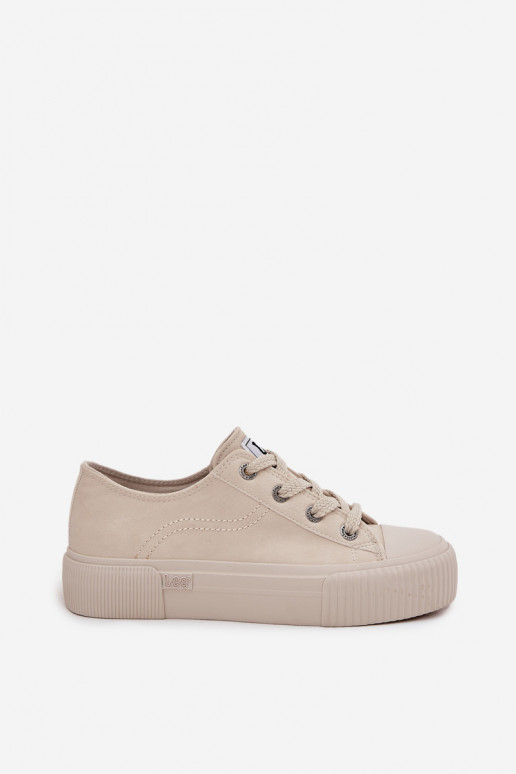 naiste saapad platvormiga LEE ISLA C WOMEN LOW 50253001.35E beeži värvi naiste saapad platvormiga LEE ISLA C WOMEN LOW 50253001.35E beeži värvi