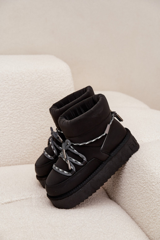 nööpidega lumesaapad platvormiga D.Franklin DFSH371015 Must