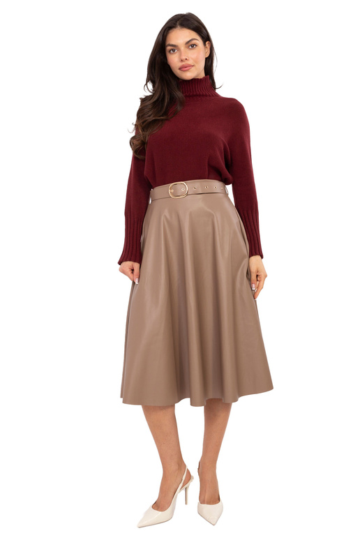 Tumedat liiva värvi seelik