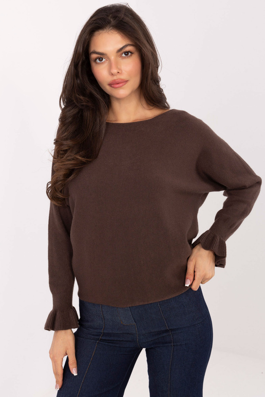 Tumepruun IT kampsun