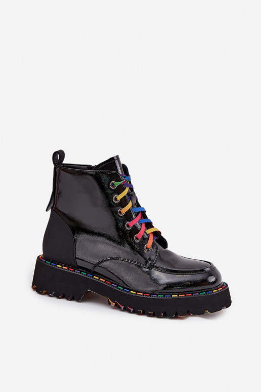   Laque Naiste poolsaapad Artiker 57C0064 Must