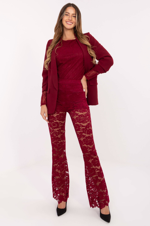 Püksid MI SP bordoopunased