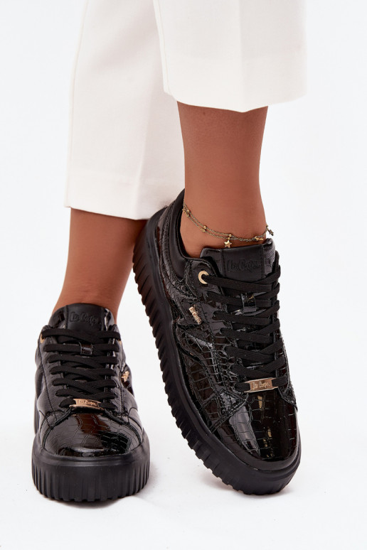 Laque  tüüpi jalanõud  platvormiga Lee Cooper LCJ-25-09-3870 Must Laque  tüüpi jalanõud  platvormiga Lee Cooper LCJ-25-09-3870 Must