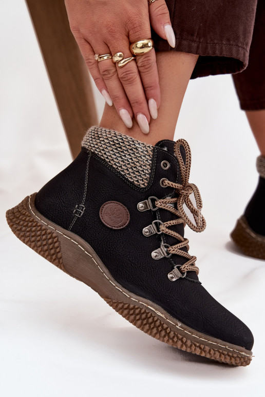 voodriga Naiste poolsaapad jalanõud  Must Zenaya