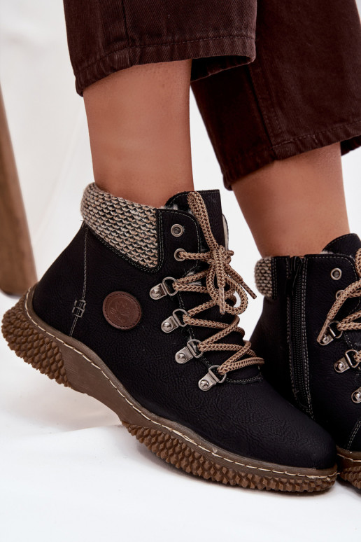 voodriga Naiste poolsaapad jalanõud  Must Zenaya