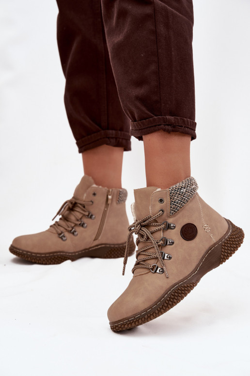 voodriga Naiste poolsaapad jalanõud  beeži värvi Zenaya