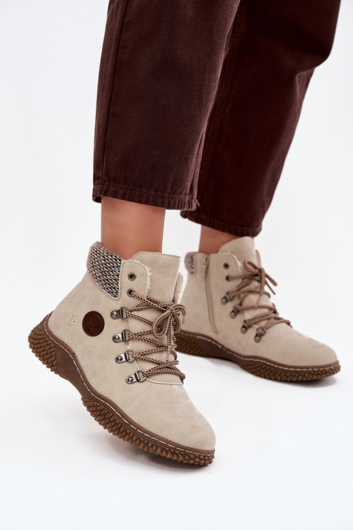 voodriga Naiste poolsaapad jalanõud  Elevandiluu värvi Zenaya