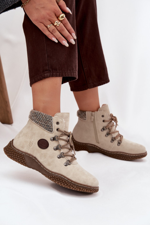 voodriga Naiste poolsaapad jalanõud  Elevandiluu värvi Zenaya