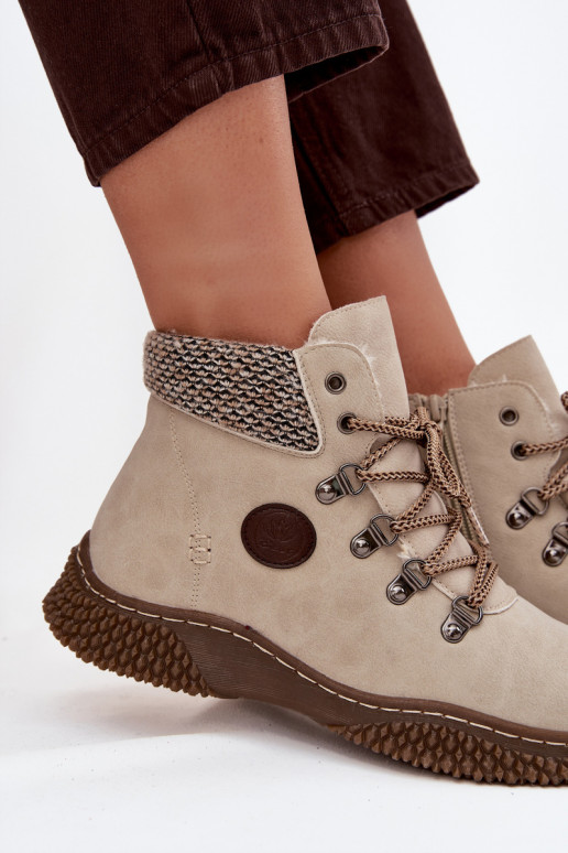 voodriga Naiste poolsaapad jalanõud  Elevandiluu värvi Zenaya