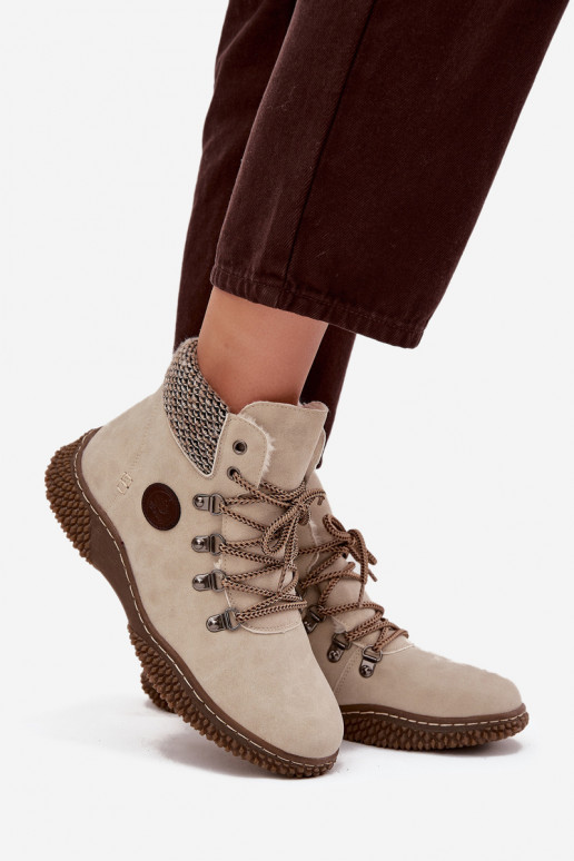 voodriga Naiste poolsaapad jalanõud  Elevandiluu värvi Zenaya